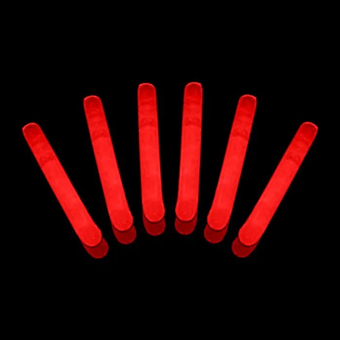 1.5 Inch Red Mini Glow Sticks - Pack of 50