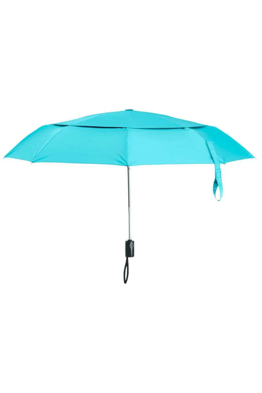 42 Inch Sodalis Travel Umbrella  |  Coolibar Blue