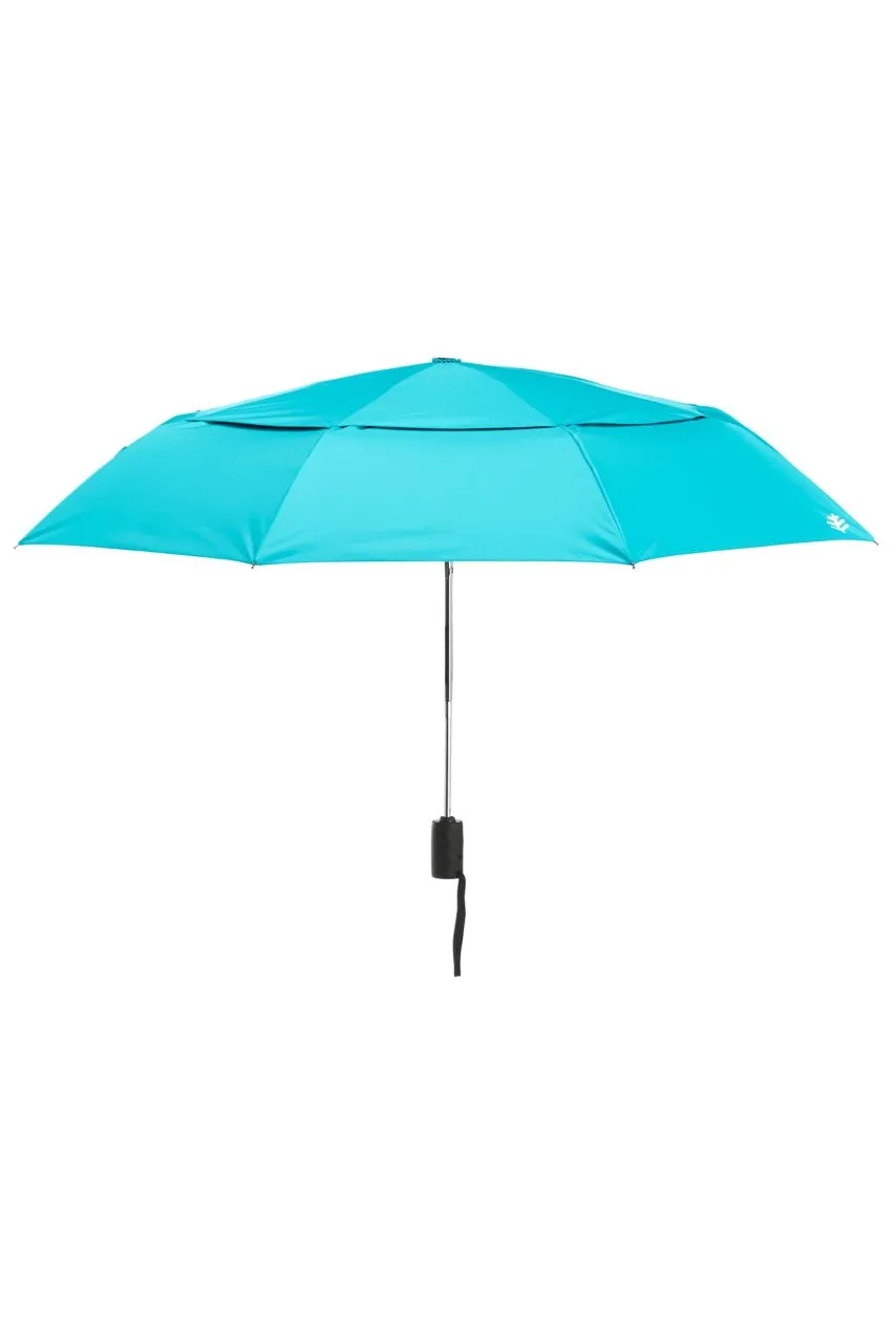 42 Inch Sodalis Travel Umbrella  |  Coolibar Blue