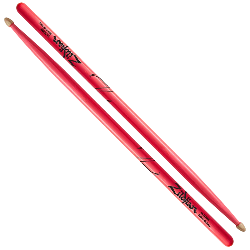 5A Acorn Neon Pink Drumsticks