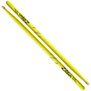 5A Acorn Neon Yellow Drumsticks