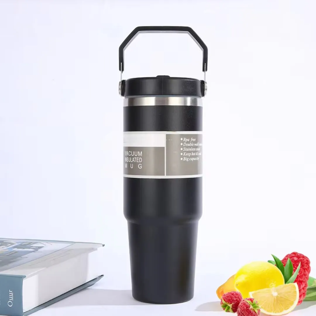 900ml Stainless Steel Insulated Tumbler with Handle