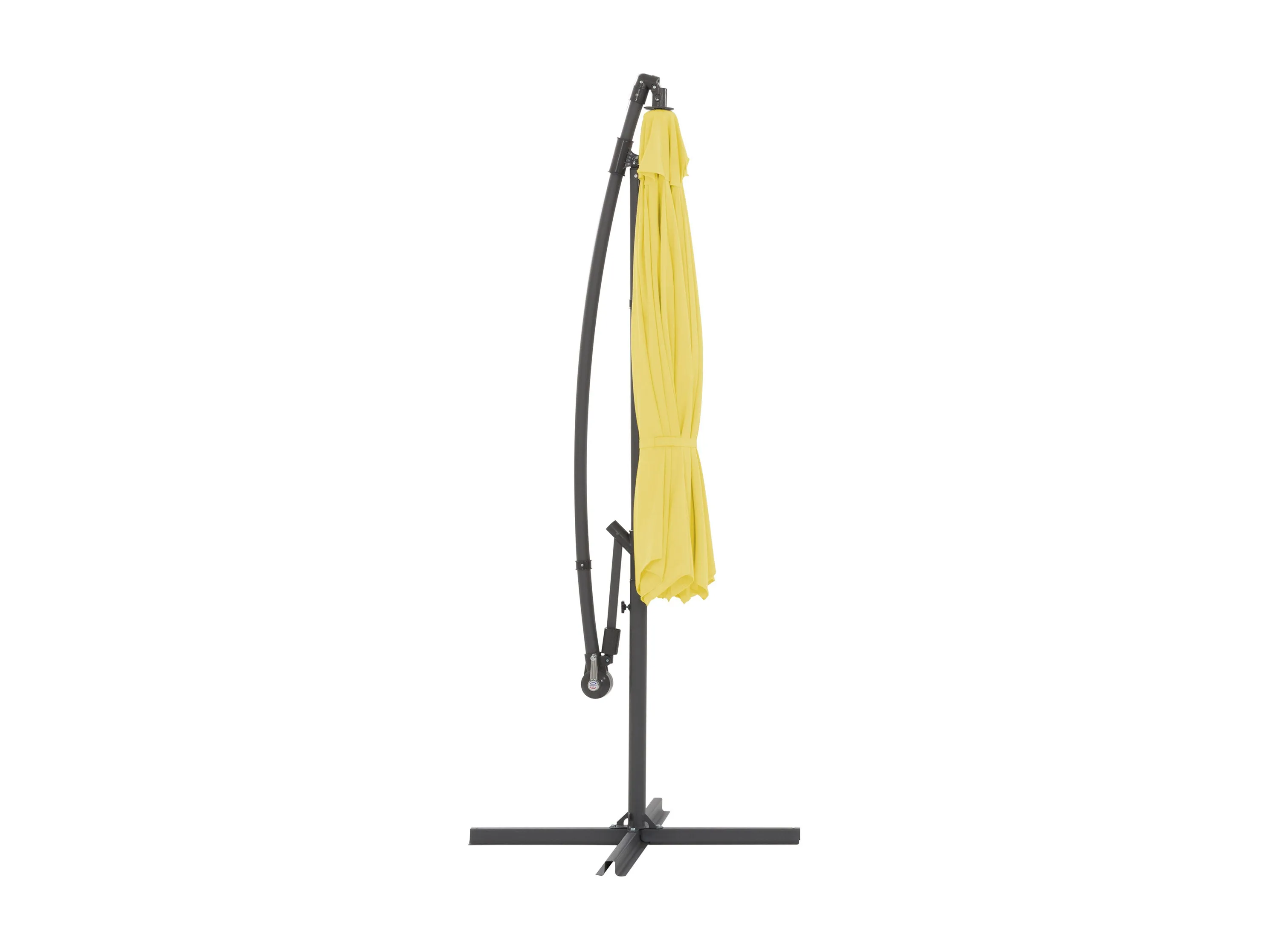 9.5ft Tilting Offset Patio Umbrella - Yellow