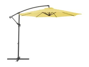 9.5ft Tilting Offset Patio Umbrella - Yellow