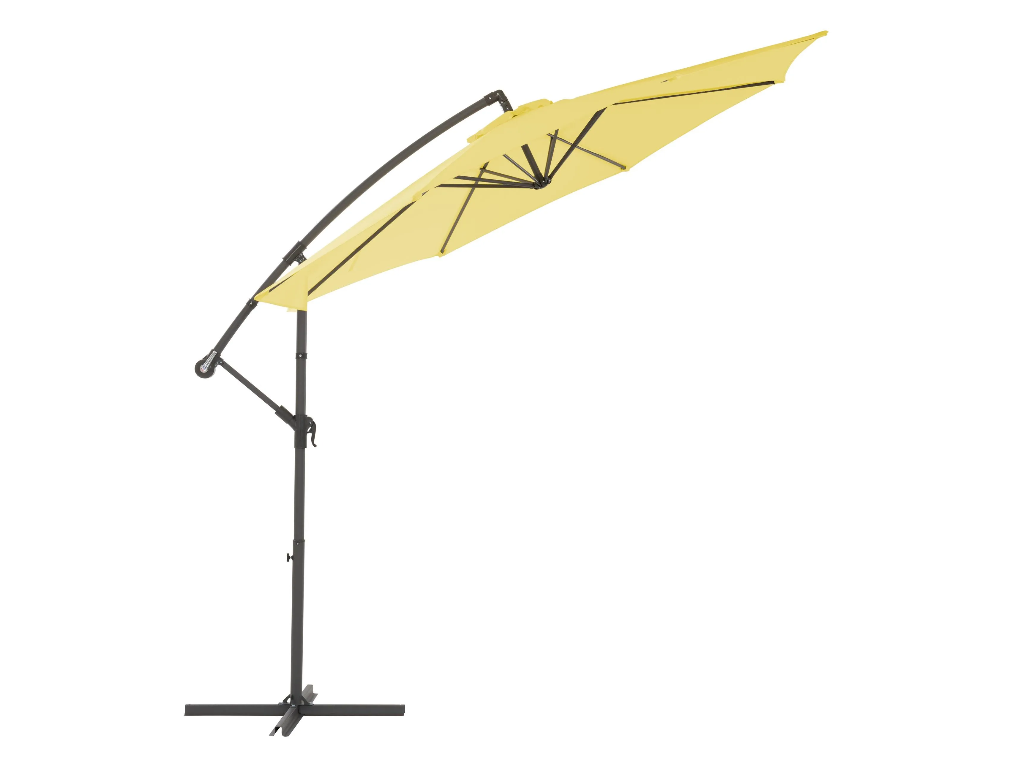 9.5ft Tilting Offset Patio Umbrella - Yellow