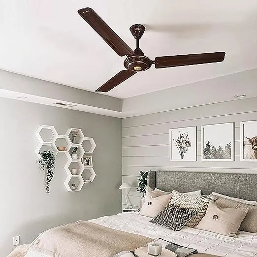 ACTIVA 390 RPM 1200mm High Speed BEE Approved 5 Star Rated Apsra Brown Ceiling Fan -2 Years Warranty