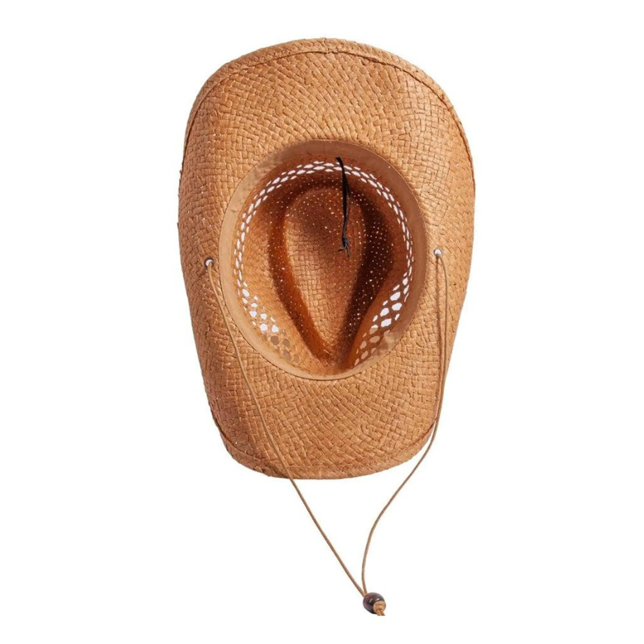 American Hat Co. Tan Carly Straw Shady Hat