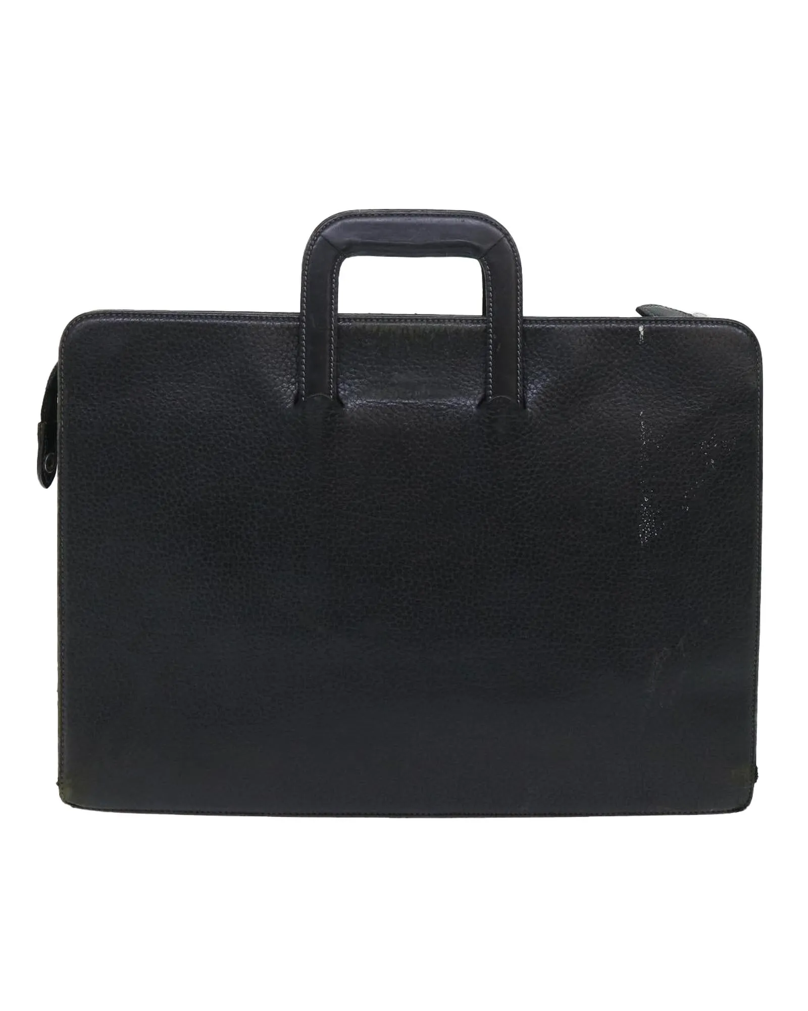 Authentic Black Leather Handbag