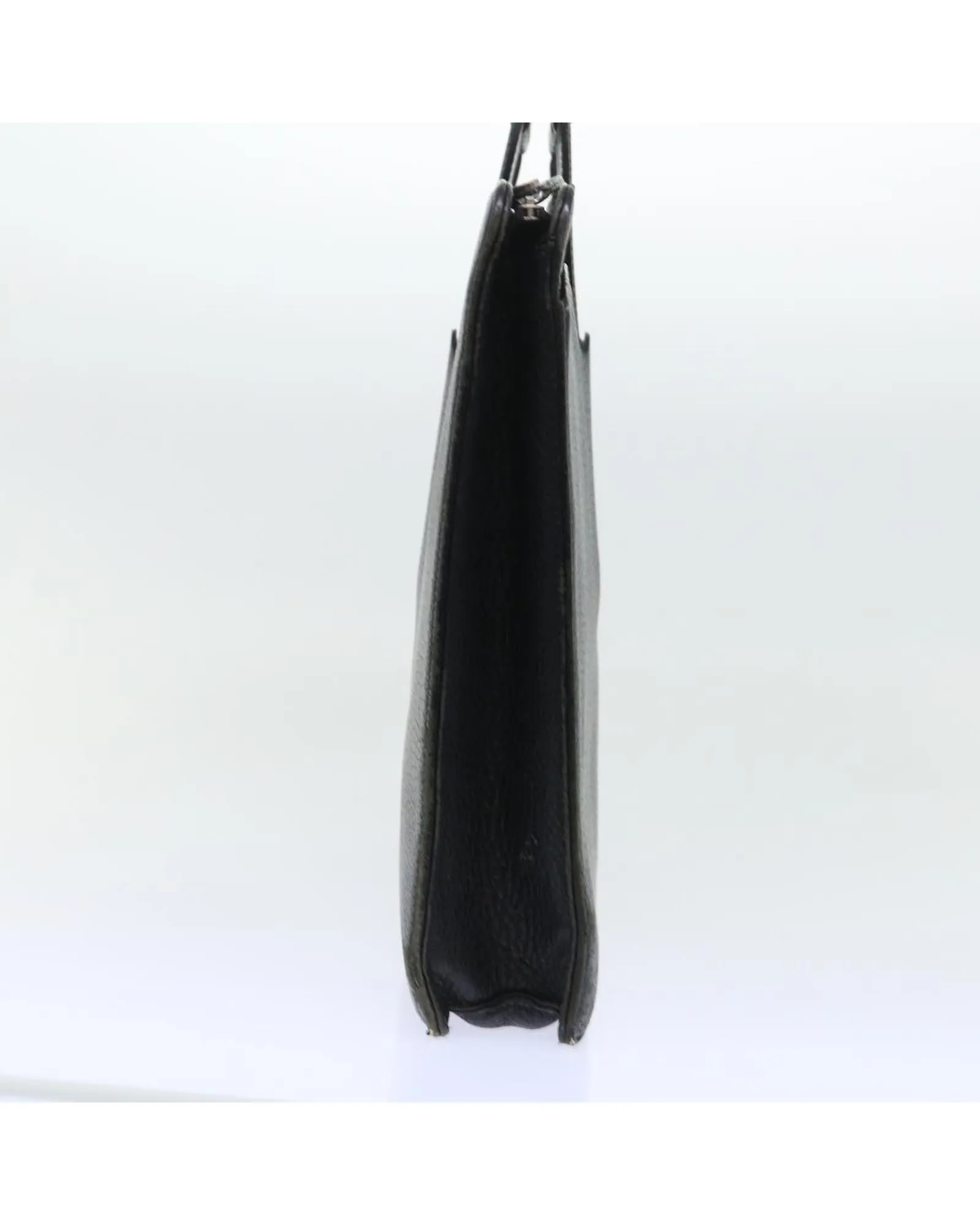 Authentic Black Leather Handbag