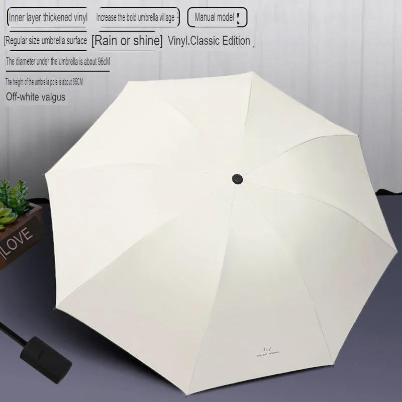 Automatic sunshade umbrella for women, summer folding, rain or shine, sun protection and anti-UV sun umbrella