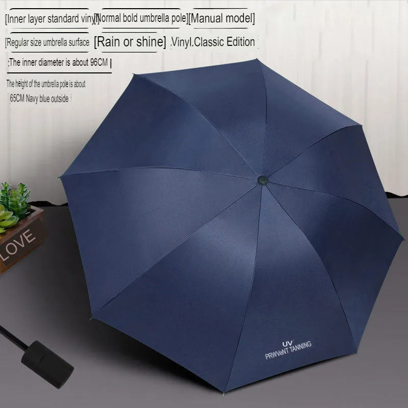 Automatic sunshade umbrella for women, summer folding, rain or shine, sun protection and anti-UV sun umbrella