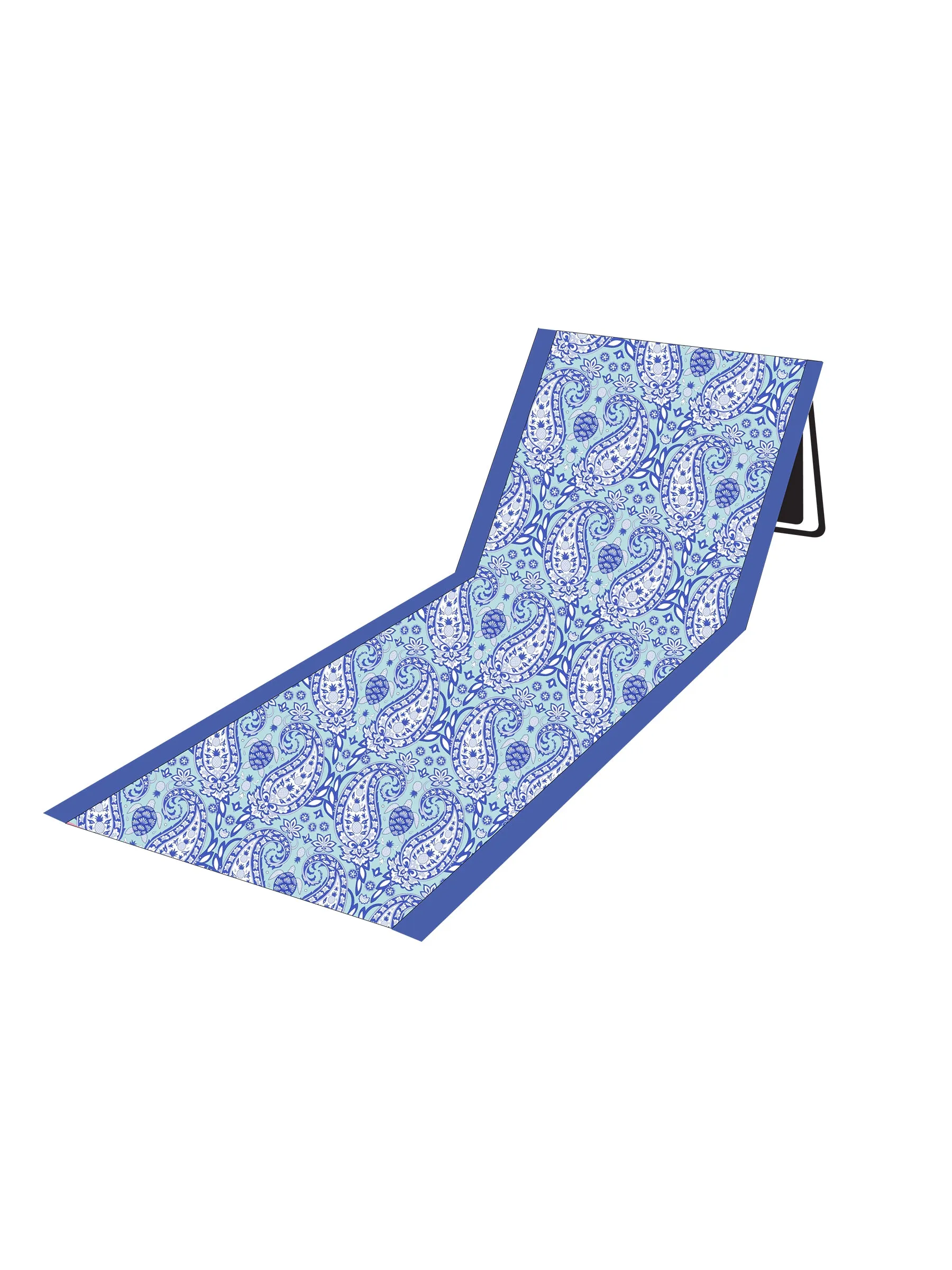 Beach Lounger in Paisley Turtles