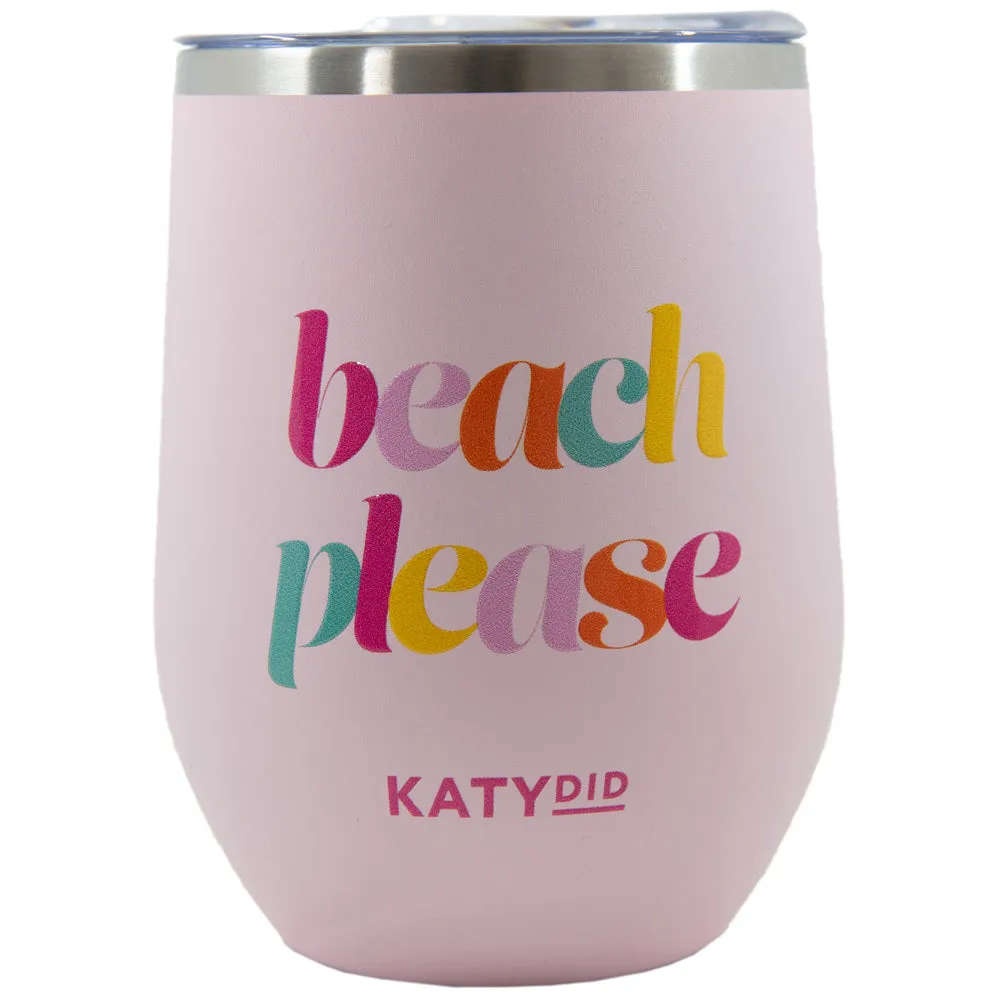 Beach Please Wholesale Stainless Steel WINE TUMBLER