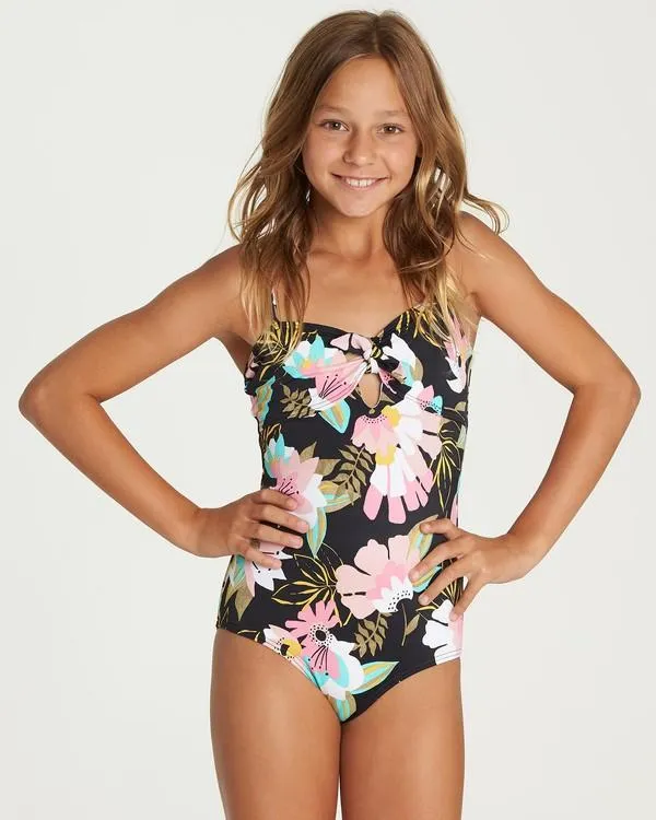 BILLABONG Night Bloom One Piece Swimsuit Girls Multi