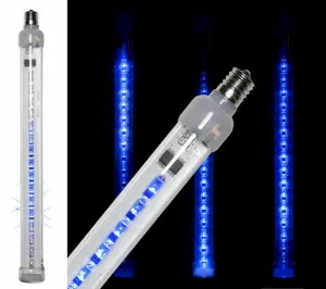 Blue Cascading LED Tube Lights