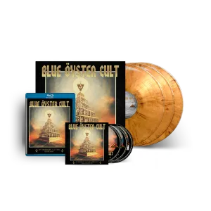 Blue Öyster Cult - 50th Anniversary Live: Second Night 2CD/DVD   BLURAY   3LP (ORANGE MARBLE) Bundle