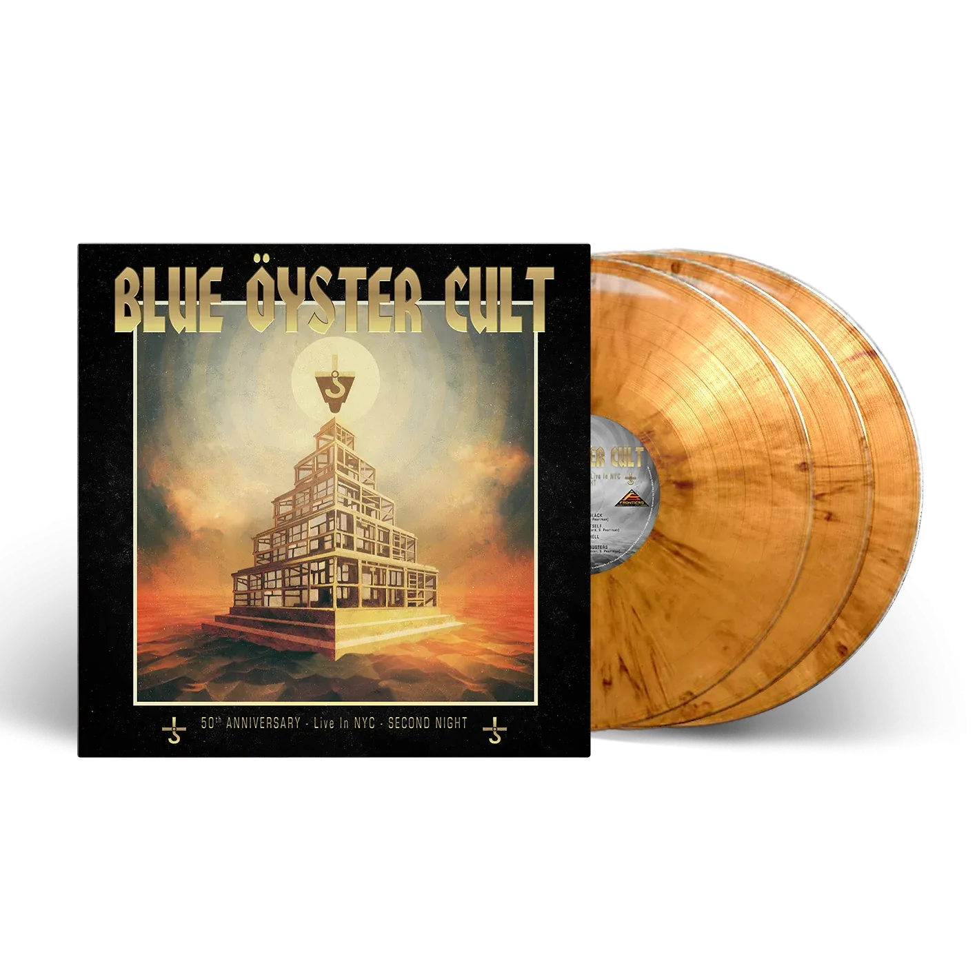 Blue Öyster Cult 50th Anniversary Live: Second Night - Orange Marble Vinyl 3LP