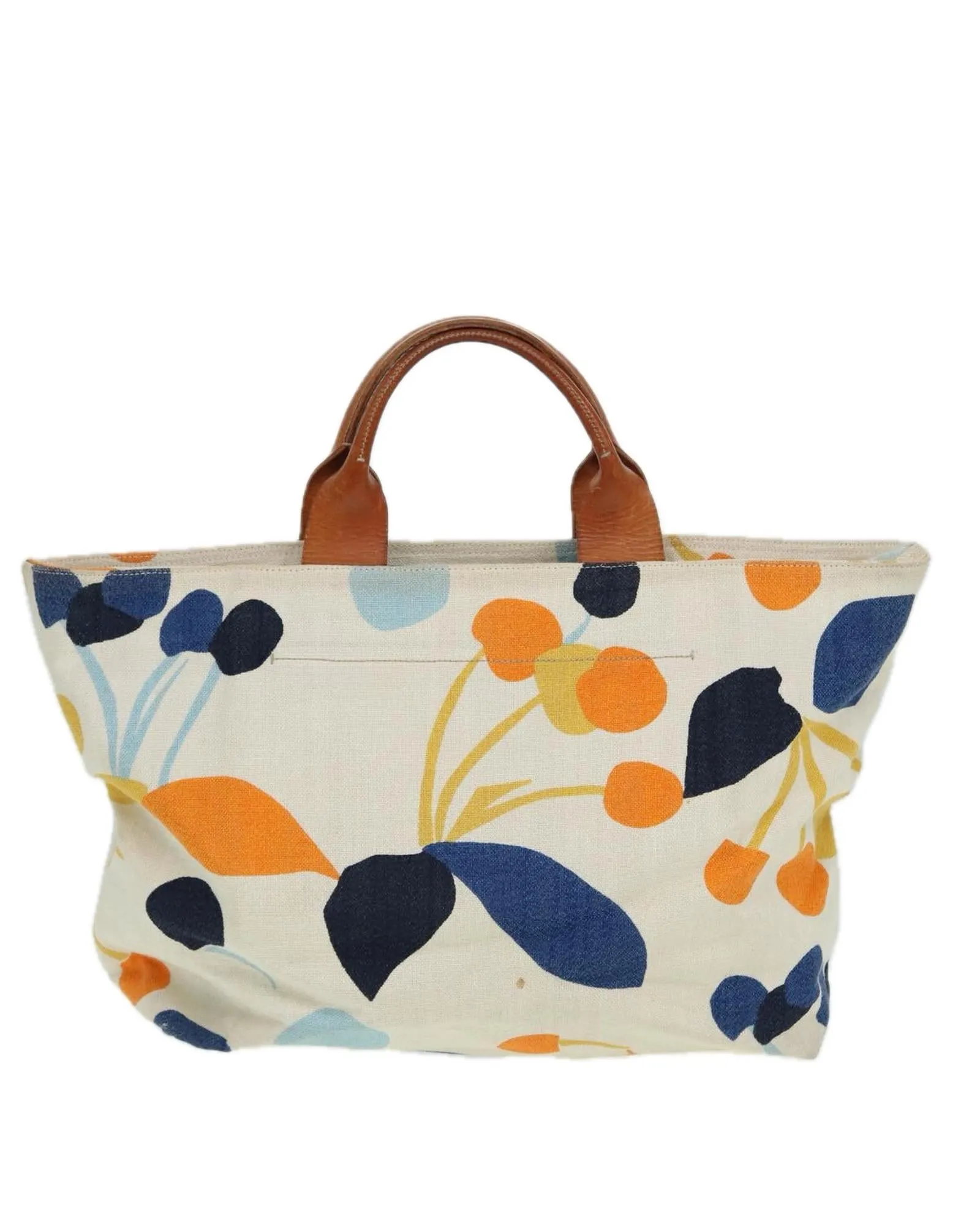 Canvas Multicolor Handbag with Handle Drop and Spacious Design