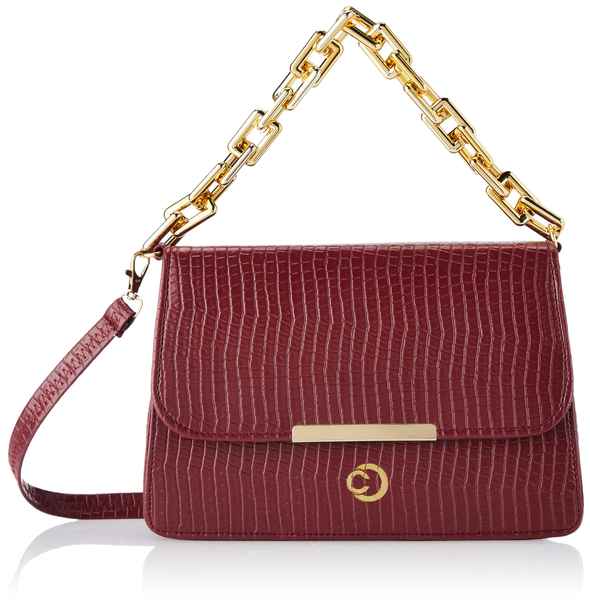 Caprese womens ZIVA SB Medium MAROON Sling Bag