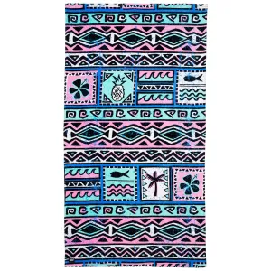 Catch Surf Jamie O'Brien (JOB) Team Beach Towel - Pink/Blue Multi