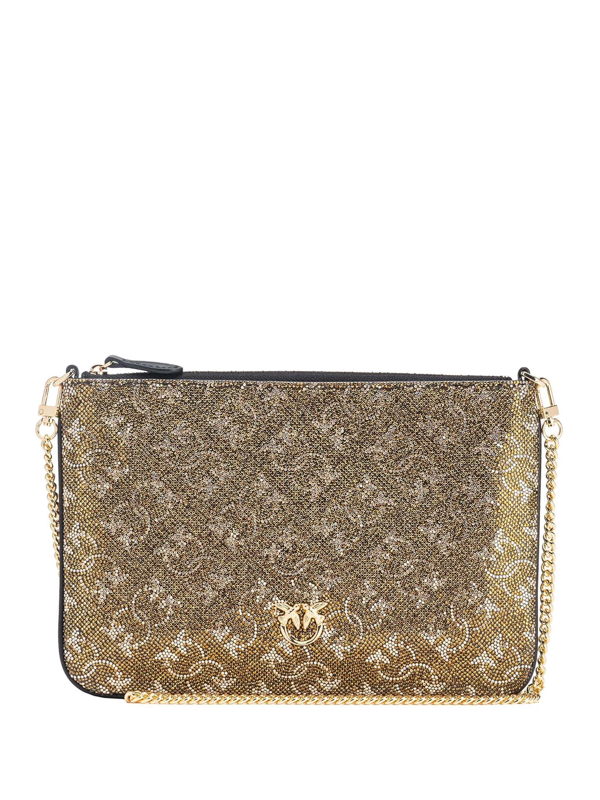 Classic-monogram clutch bag