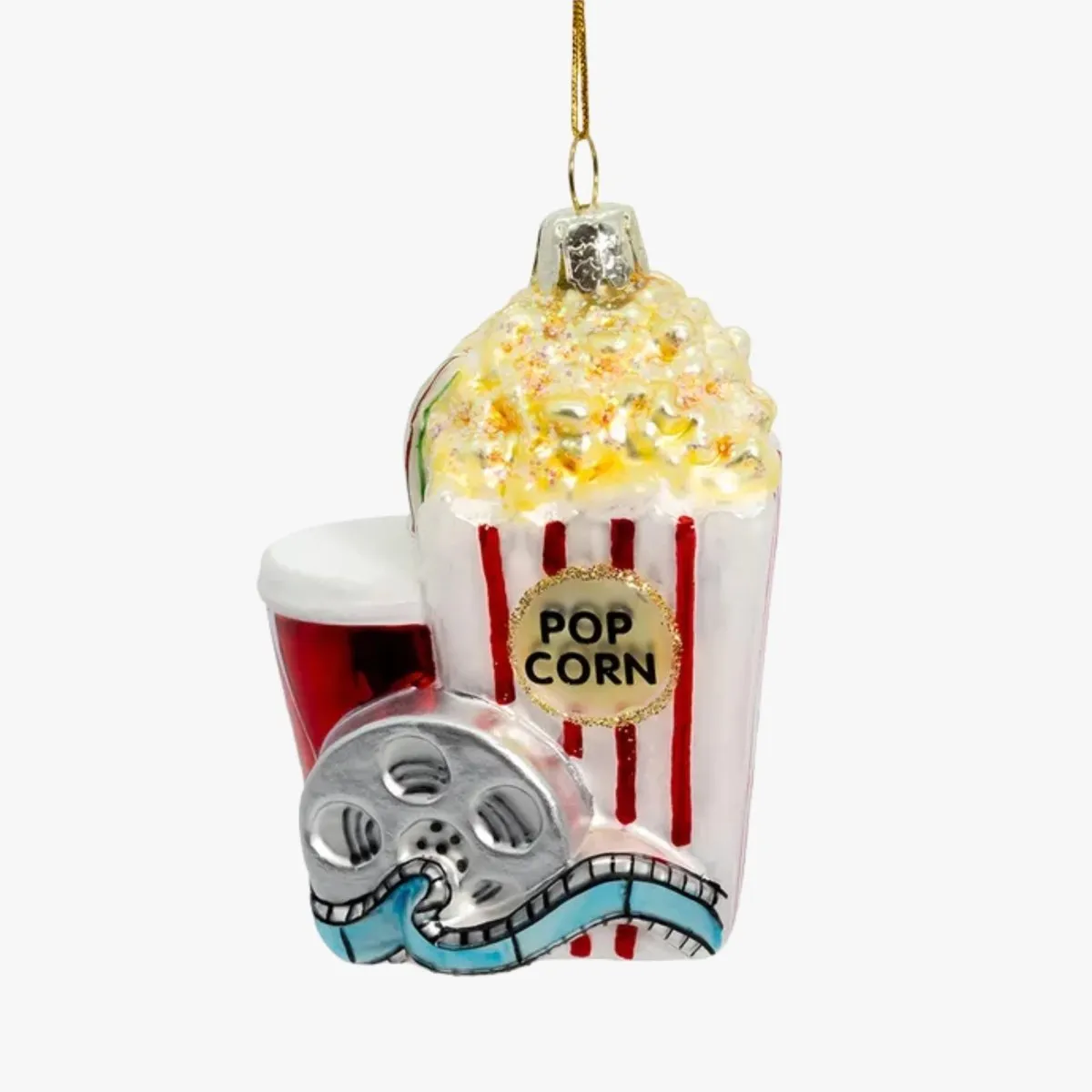 Coca-Cola® at the Movies Glass Ornament