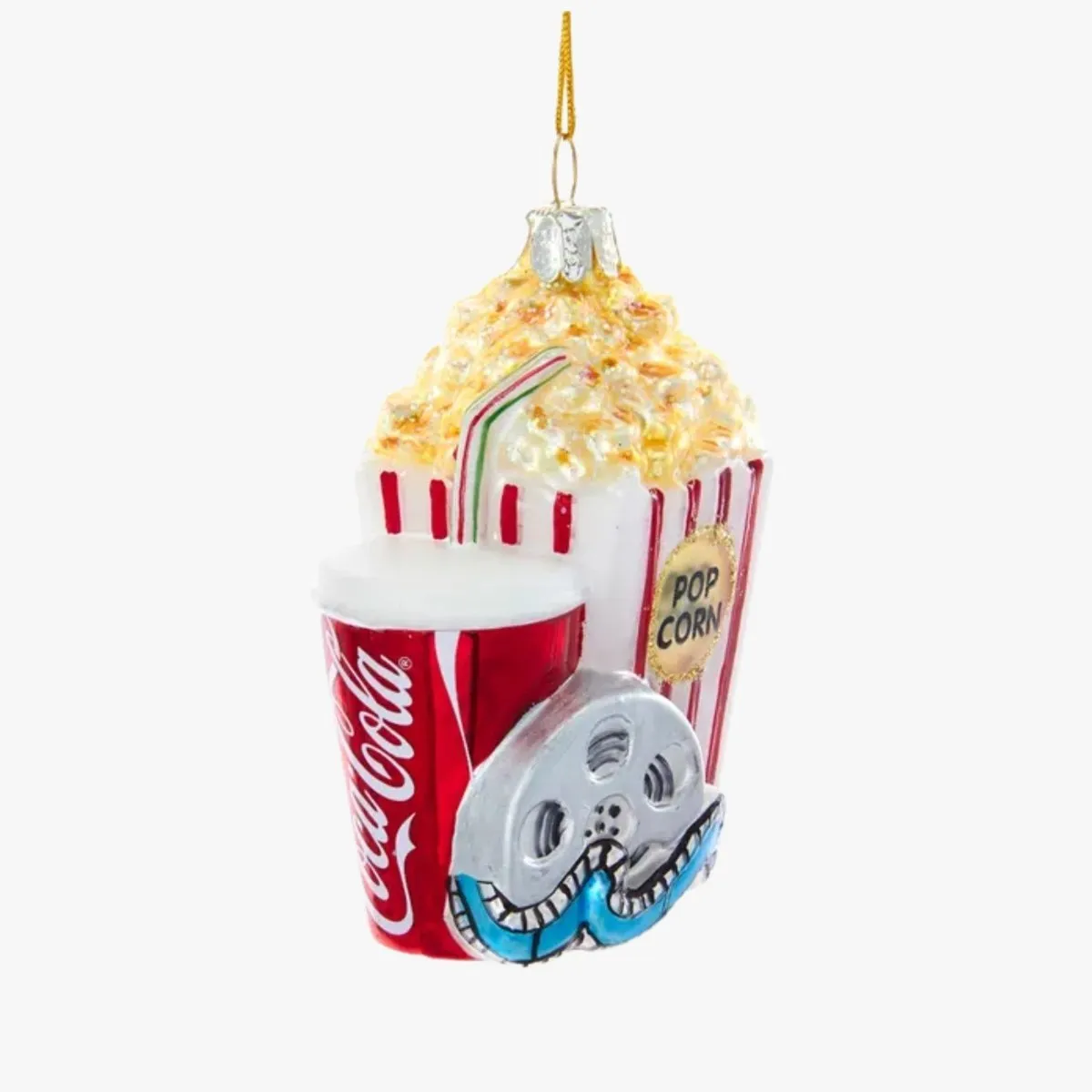 Coca-Cola® at the Movies Glass Ornament