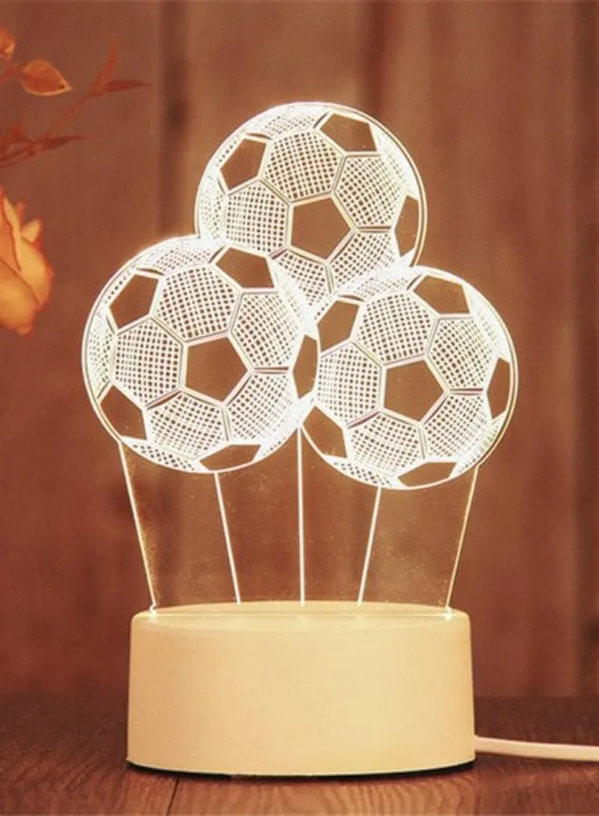 Creative Acrylic Decorative Night Lights For Home Decoration, Football