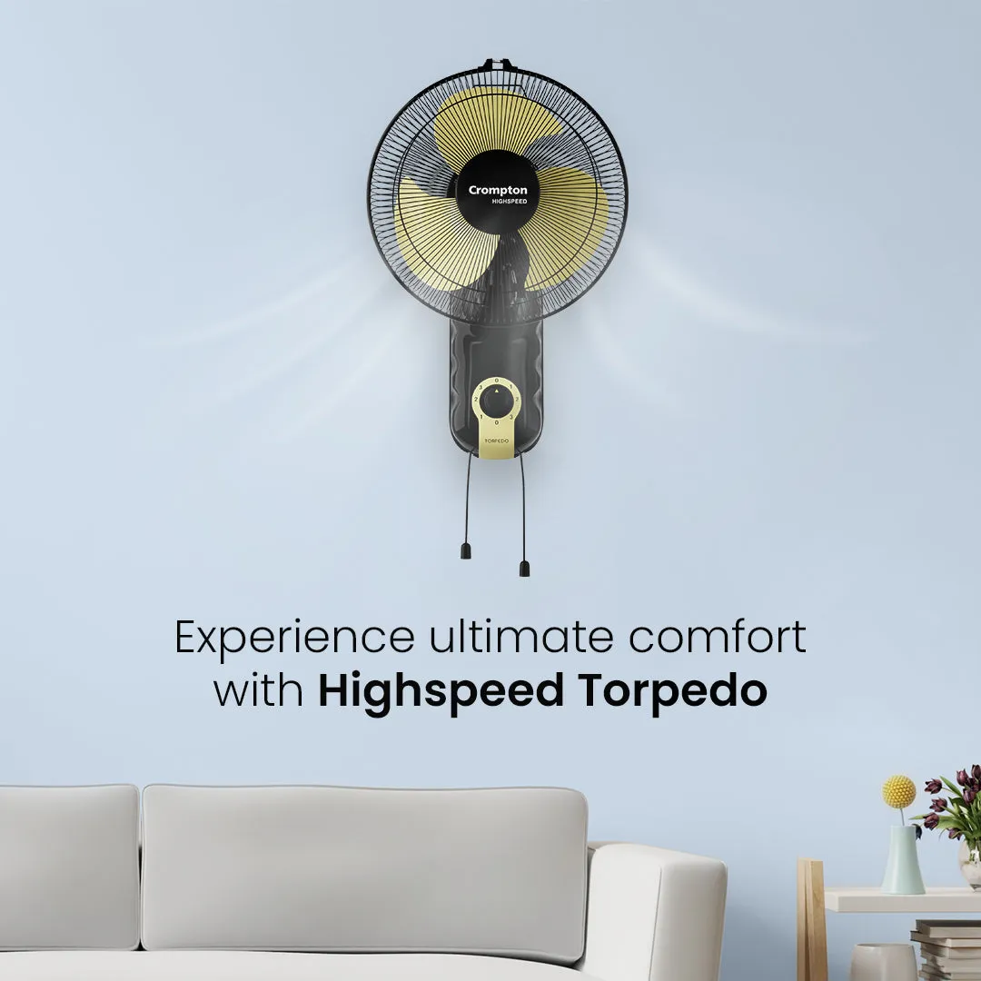 Crompton Highspeed Torpedo Wall Mounted Fan