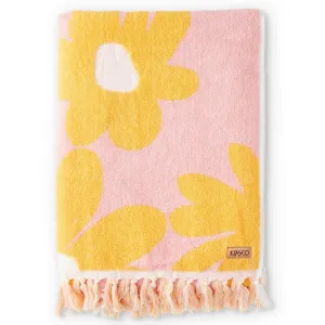 Daisy Terry Beach Towel