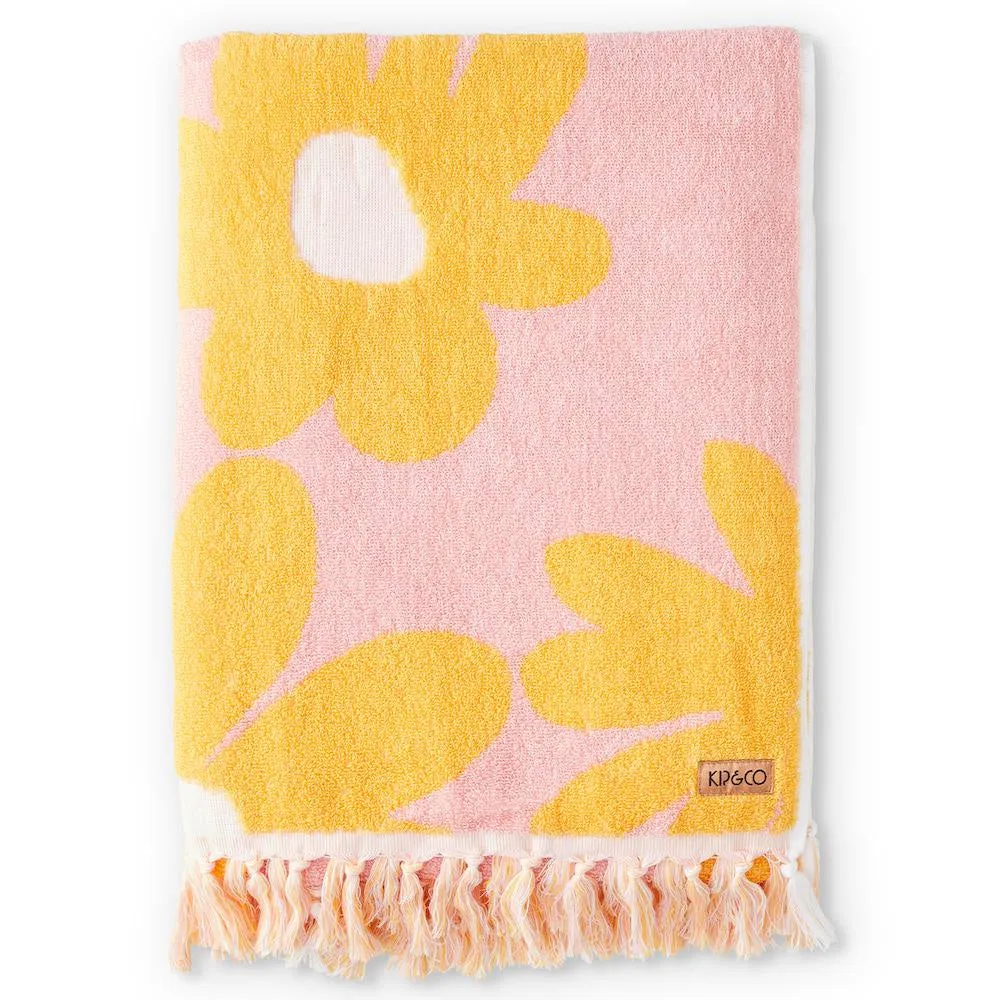 Daisy Terry Beach Towel