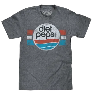 Diet Pepsi Logo T-Shirt - Gray