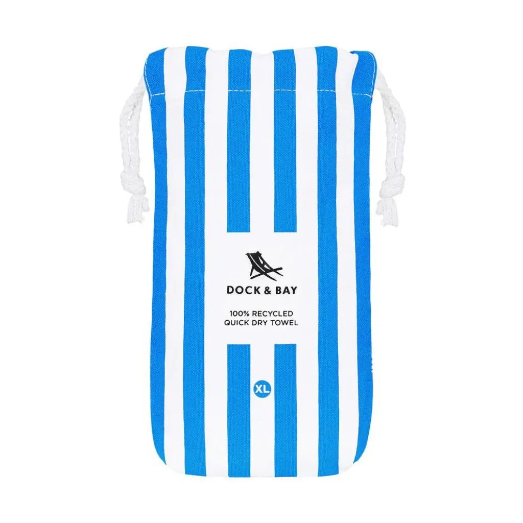 Dock & Bay Beach Towel Cabana Light Collection Xl - Bondi Blue