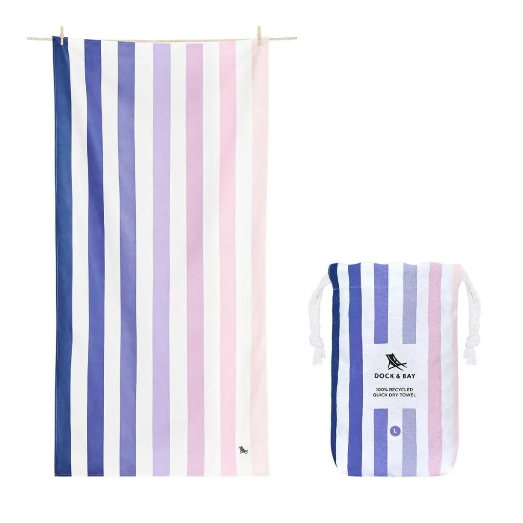 Dock & Bay Beach Towel Cabana Light Collection XL - Duck To Dawn