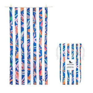 Dock & Bay Beach Towel Cabana Light Collection XL - Tropical Bloom