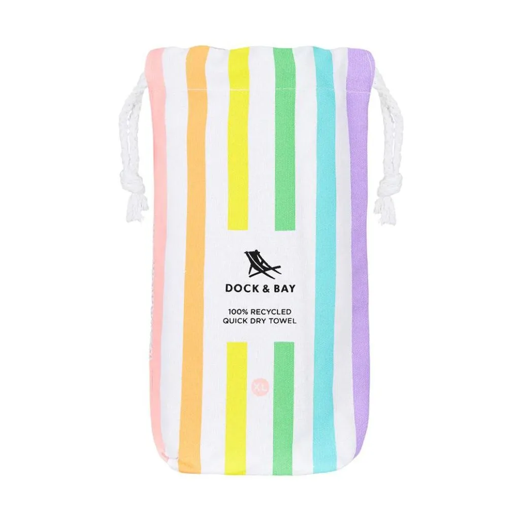 Dock & Bay Beach Towel Cabana Light Collection Xl - Unicorn Waves