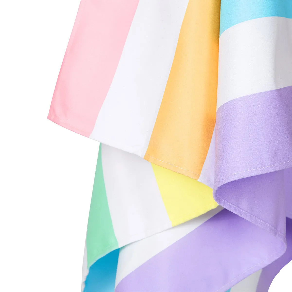 Dock & Bay Beach Towel Summer Collection L 100% Recycled Unicorn Waves