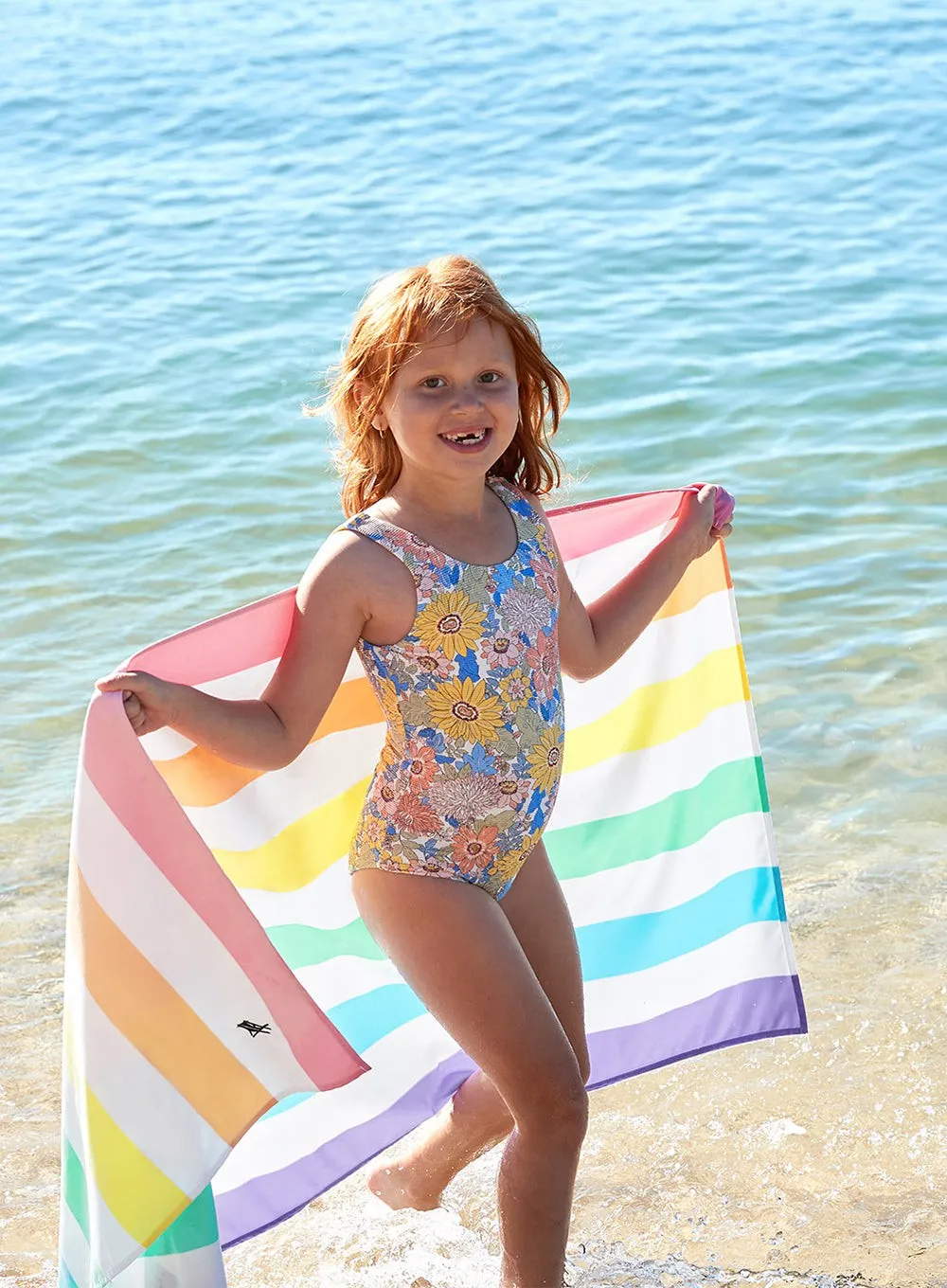 Dock & Bay Microfibre Beach Towel in Unicorn Waves