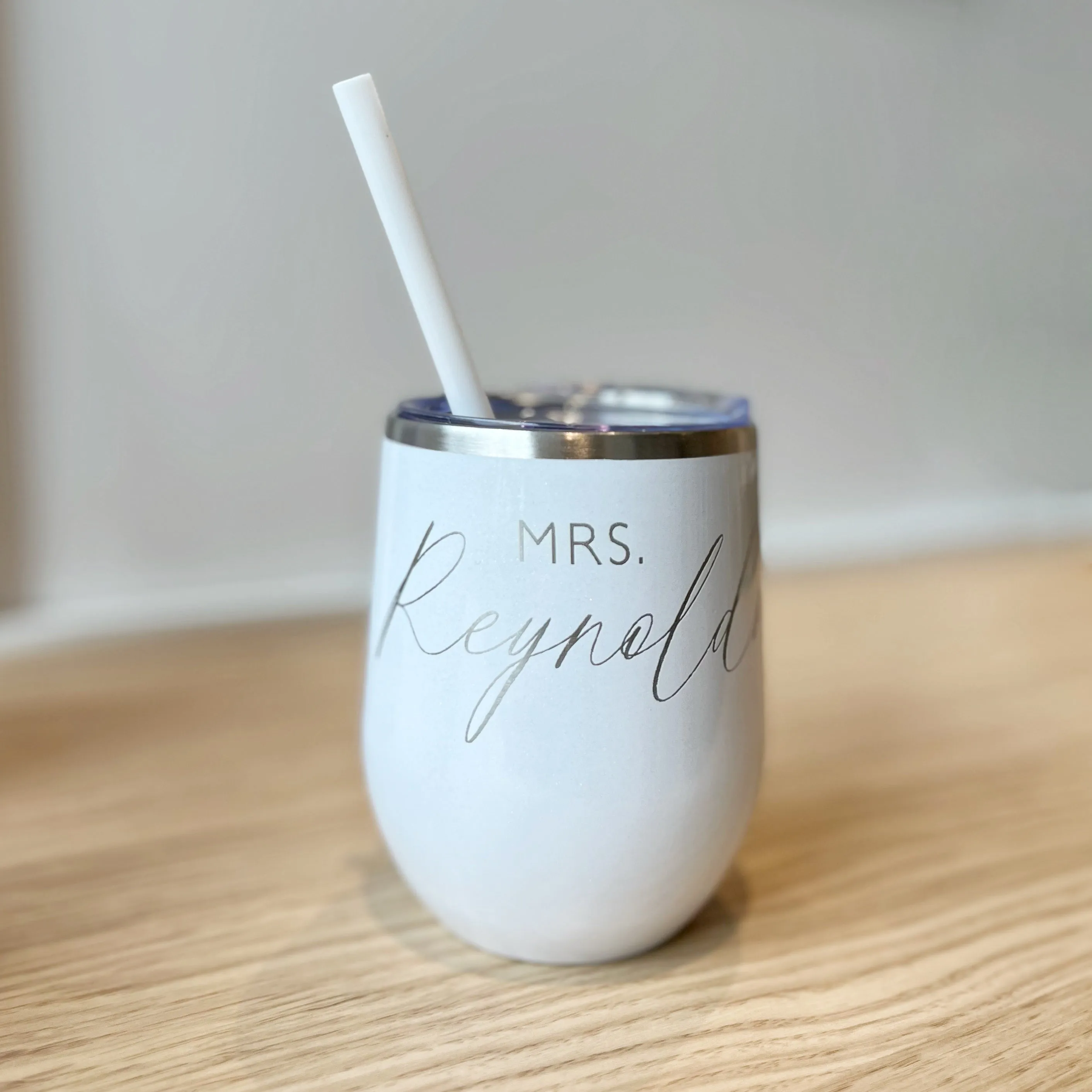 Engraved Wine Tumbler