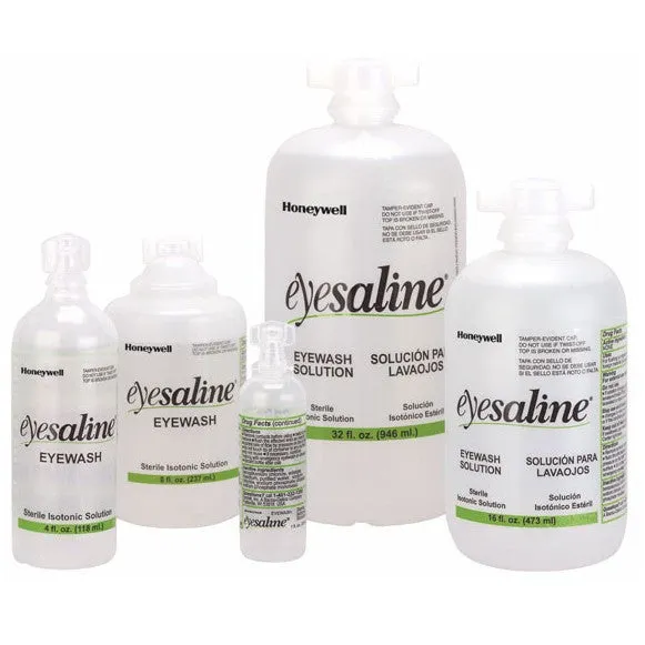 Eyesaline Personal Eyewash Bottles and Stations