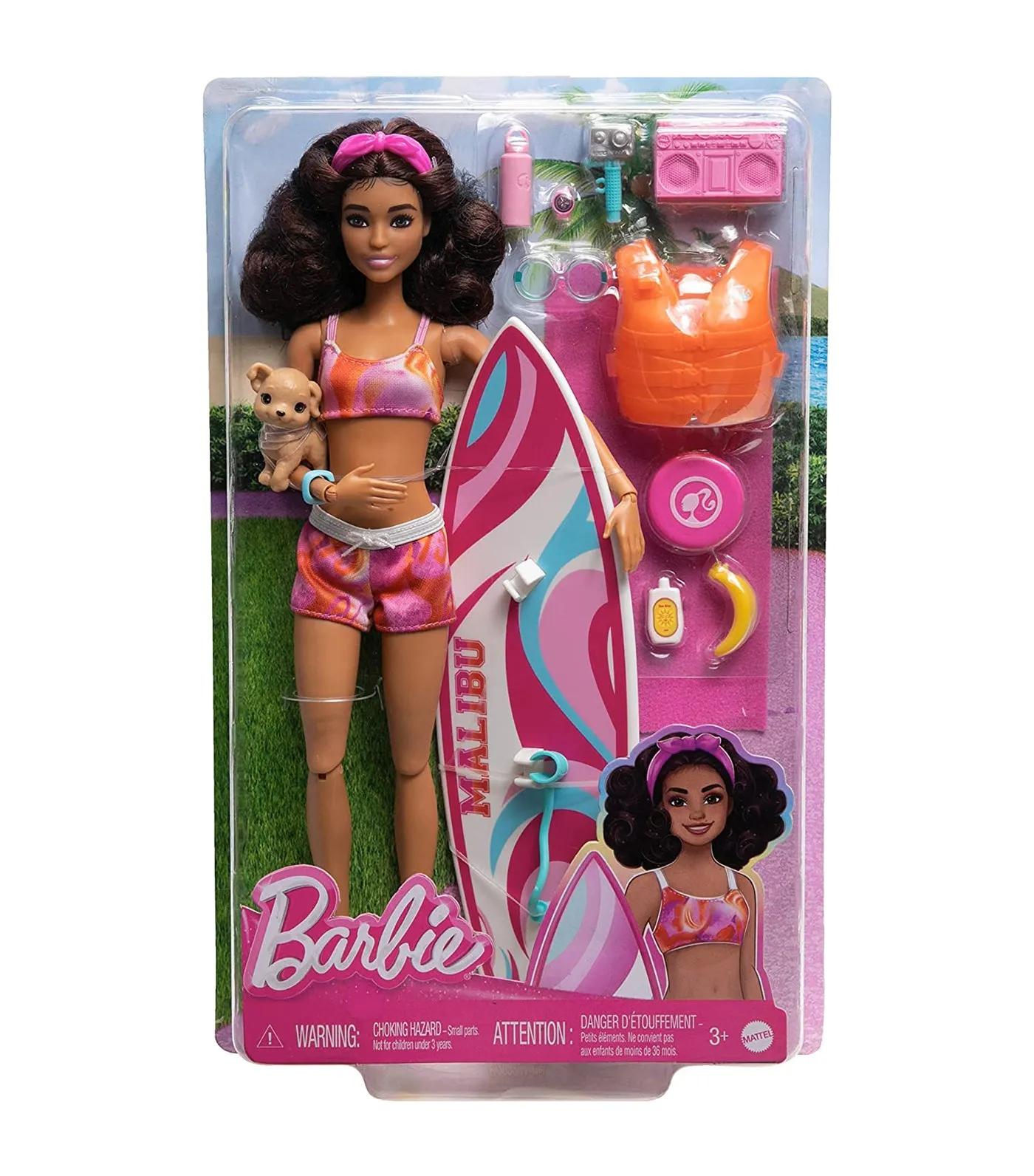 Fab Barbie Beach Doll with Accessories