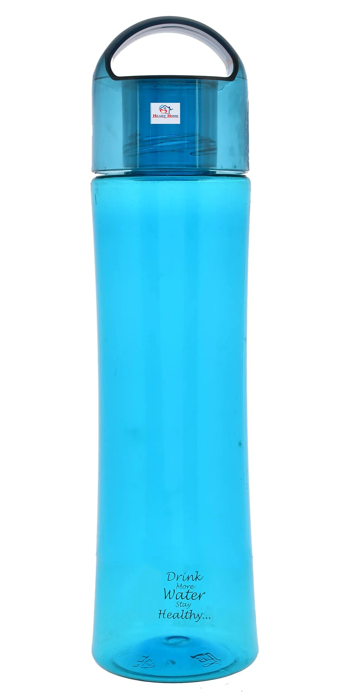 Heart Home Unbreakable BPA & Leak Free Plastic Water Bottle- 1 Litre, Pack of 6 (Blue)