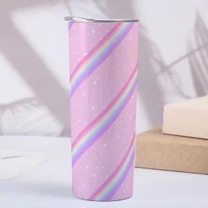 Kawaii Sparkle Cake Rainbow Beam Tumbler 20oz