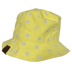 KB-005 C.C Daisy Rain Bucket Hat Baby Yellow