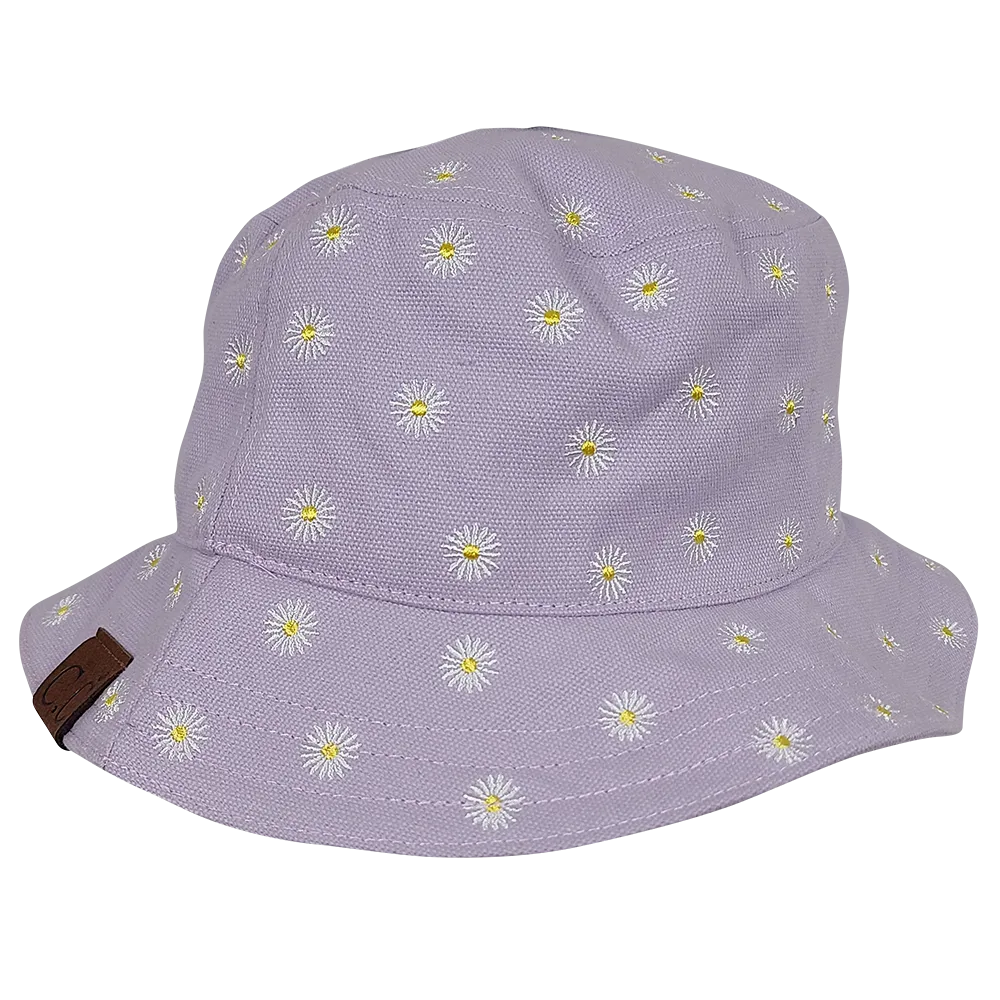 KB-005 C.C Daisy Rain Bucket Hat Lavender