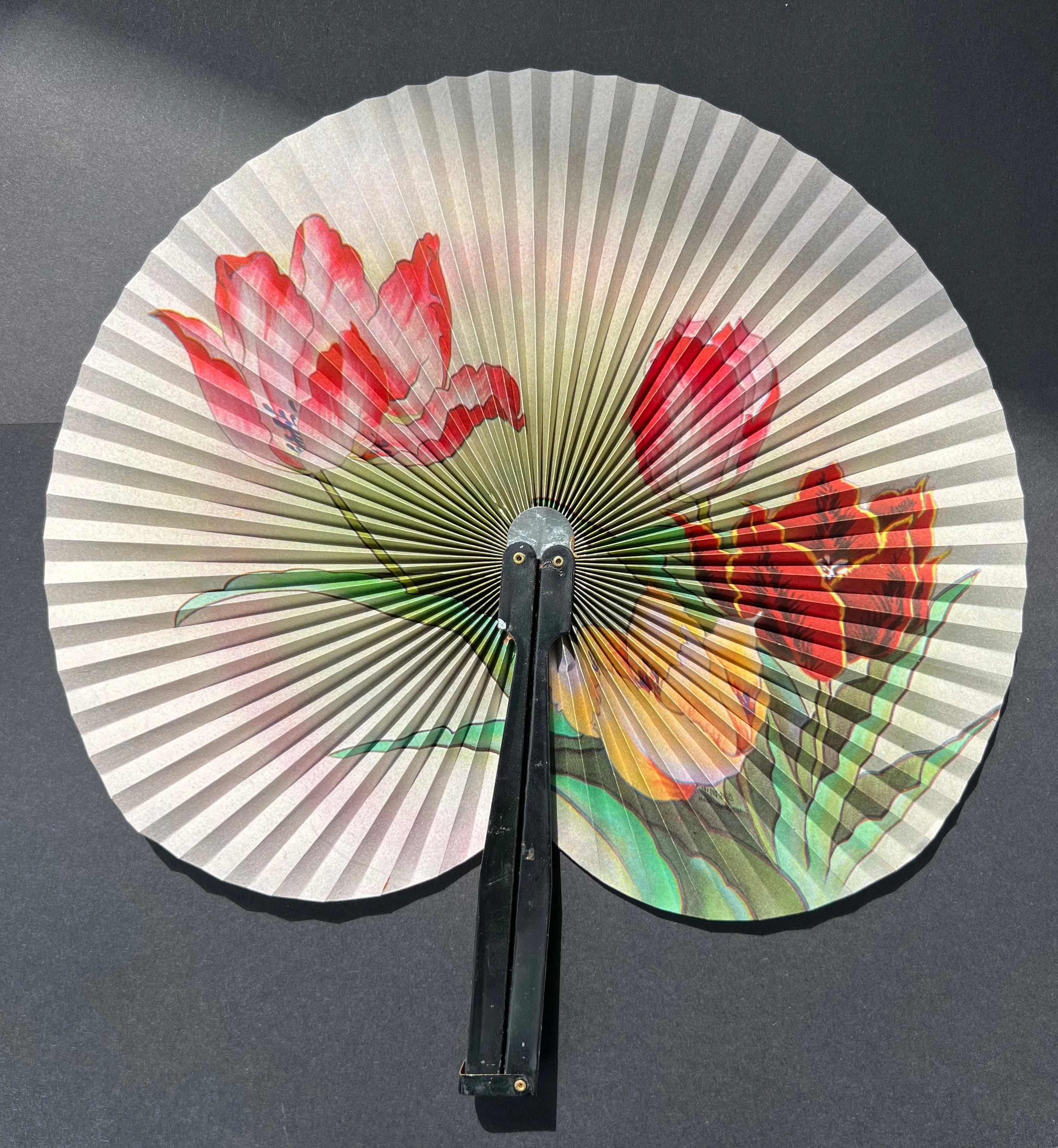 Lovely Vintage Fold Up Portable Pocket Fans