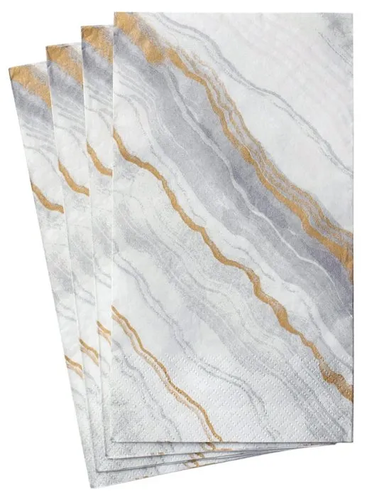 Luxury Disposables Hand Towels/Beach Marble