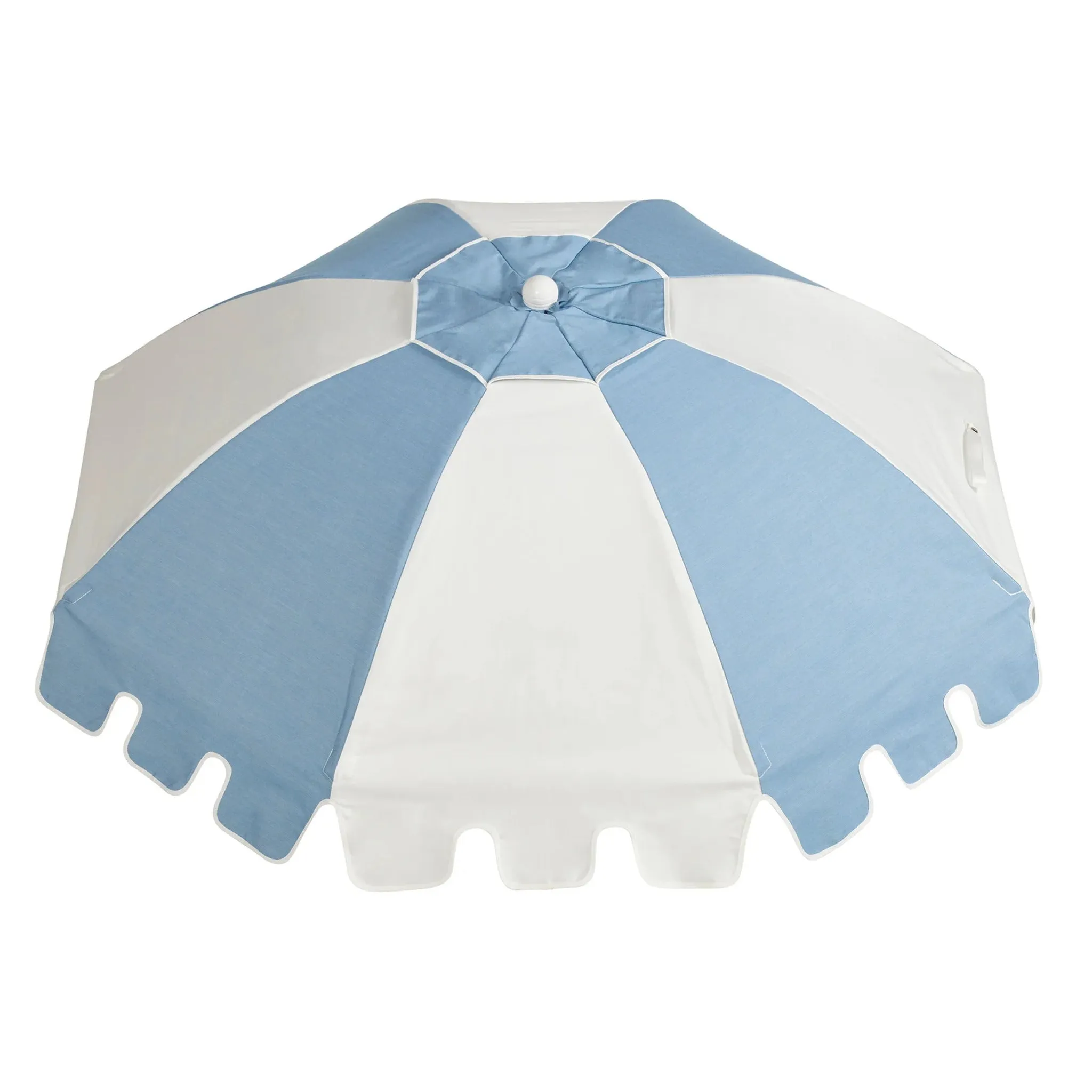 Luxury Umbrella - Sapphire/White