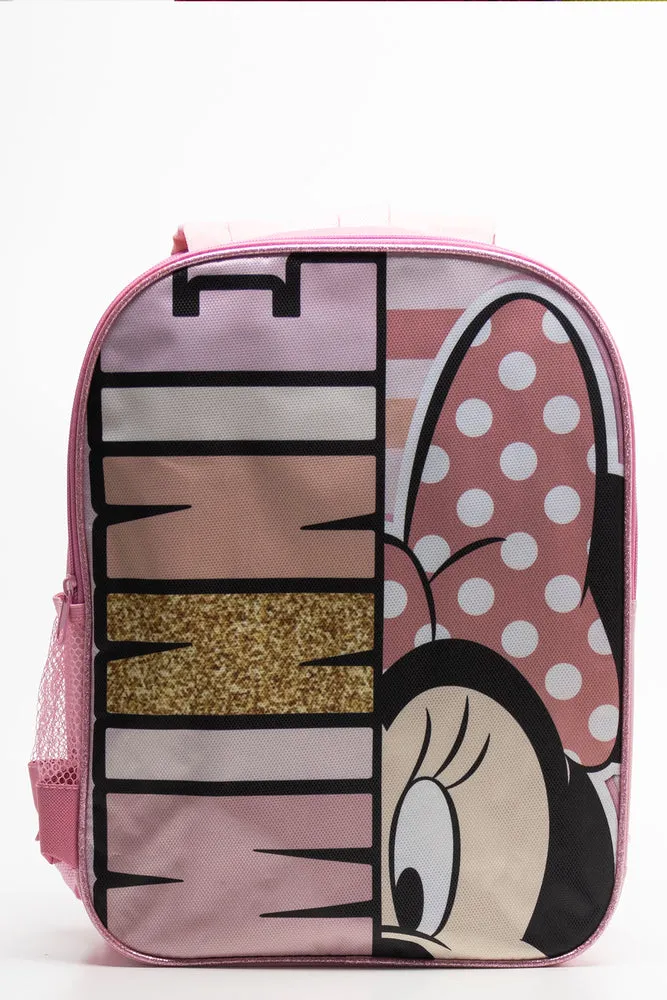 Minnie Mouse Double Sided Backpack Pink