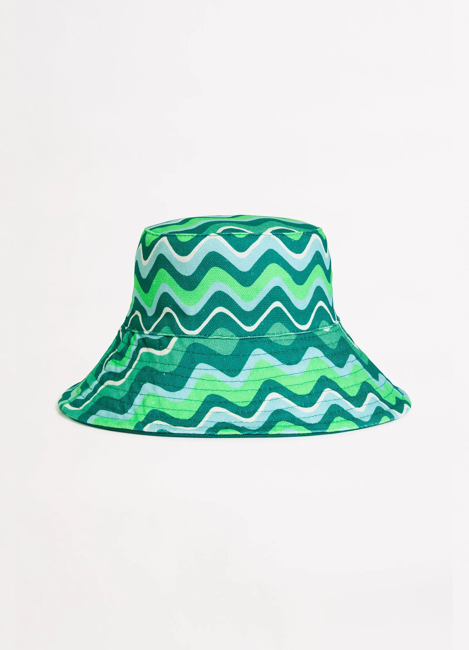 Neue Wave Reversible Buckethat - Jade